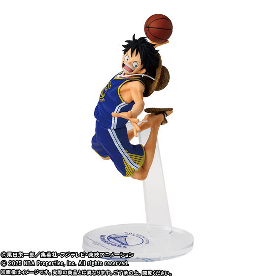 [In stock] BANDAI ONE PIECE × NBA MASTER STARS PIECE THE MONKEY.D.LUFFY - Golden State Warriors